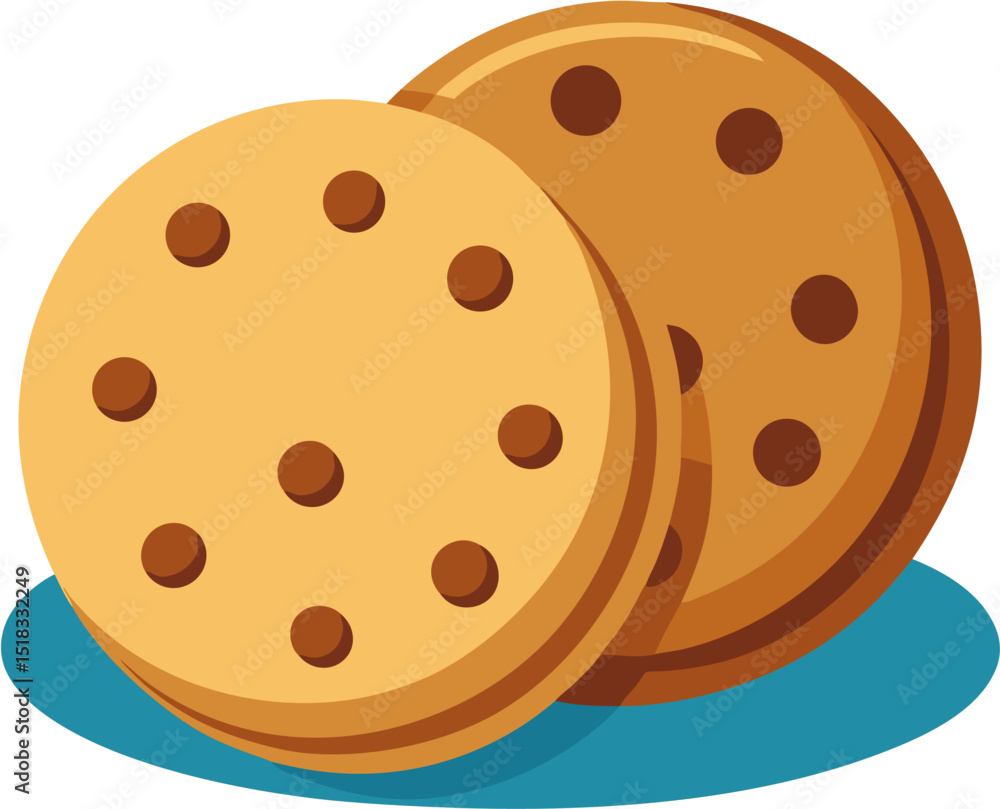 Fototapeta premium chocolate chip cookie