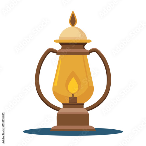 a vintage oil lantern.