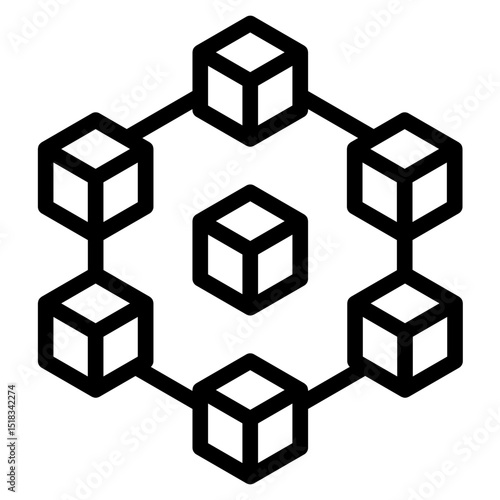 Data models icon in vector illustration