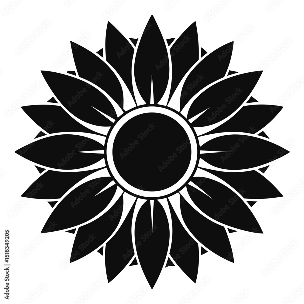 Fototapeta premium abstract flower vector illustration