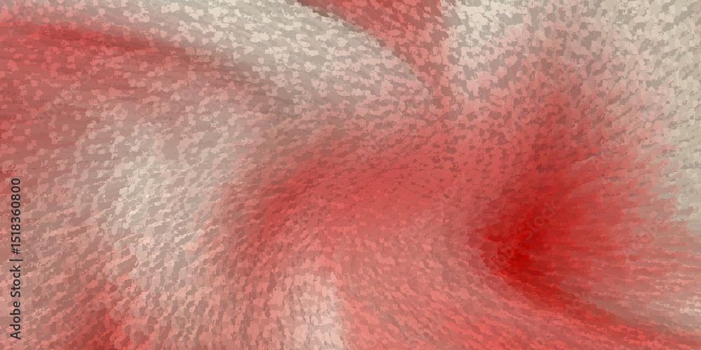 Fototapeta premium Abstract red and beige swirling texture background