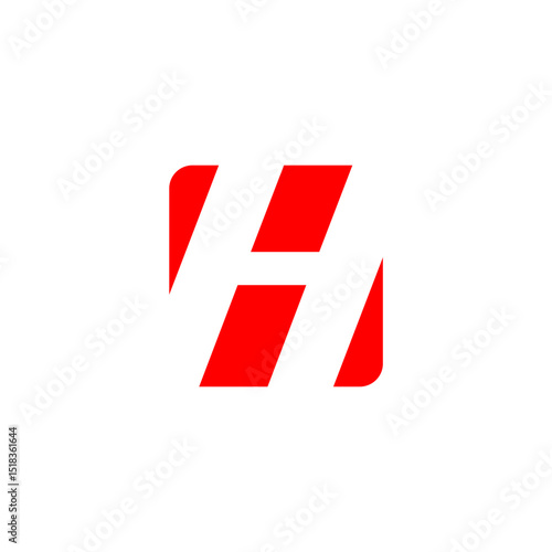 Free Download H letter and square vector logo design - GFXLoad