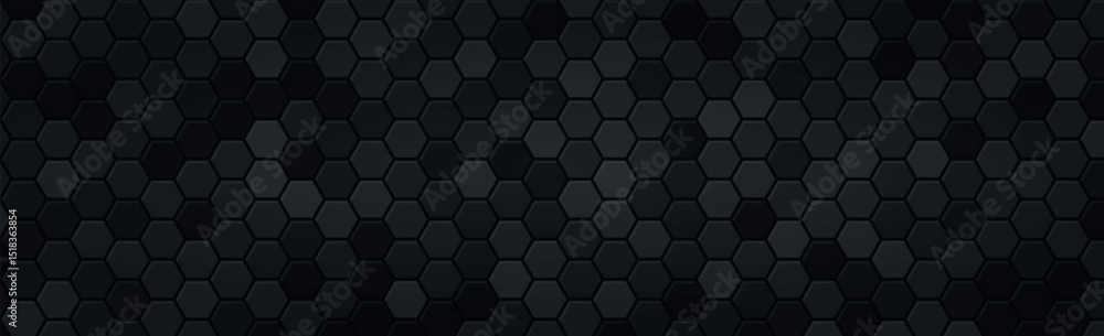 Panoramic texture of black and gray carbon fiber - illustration Panoramic texture of black and gray carbon fiber - illustration