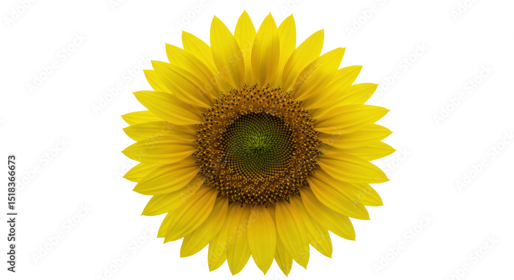 Isolated Sunflower Isolated Sunflower