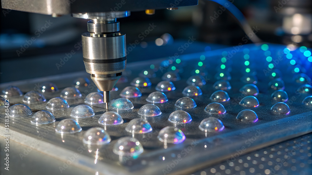 Precision Manufacturing of Small Spheres with Robotic Arm and Blue Light Precision Manufacturing of Small Spheres with Robotic Arm and Blue Light