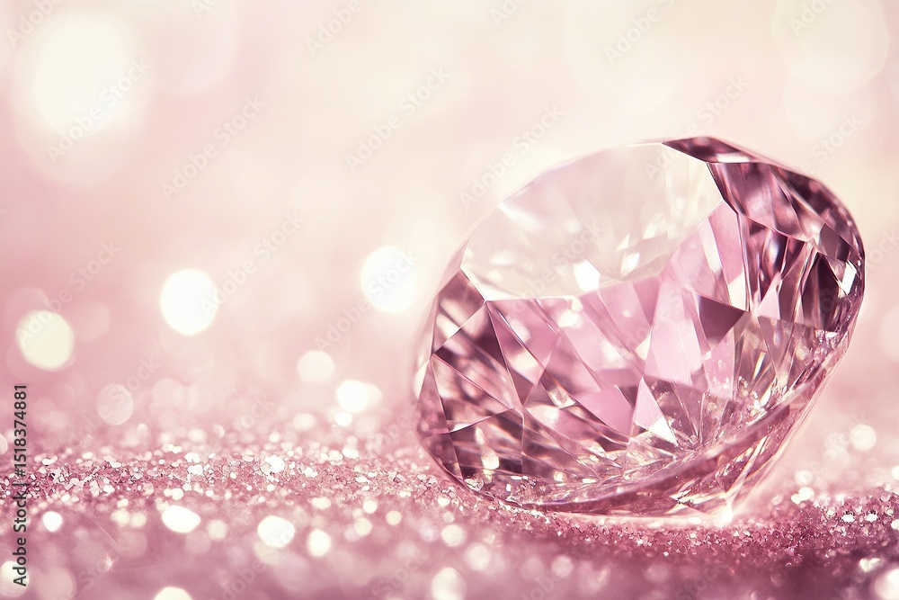 Pink sequined bokeh background, glittering texture, pink diamond dust Pink sequined bokeh background, glittering texture, pink diamond dust