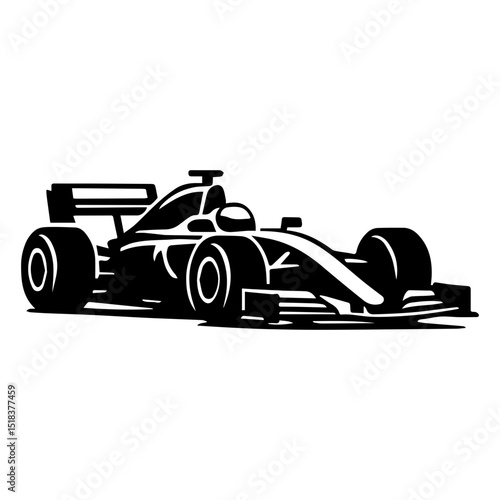 Race car icon with transparent background high speed racing vehicle motorsport symbol
