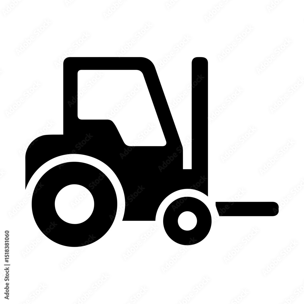 Forklift icon in transparent background
Forklift icon in transparent background