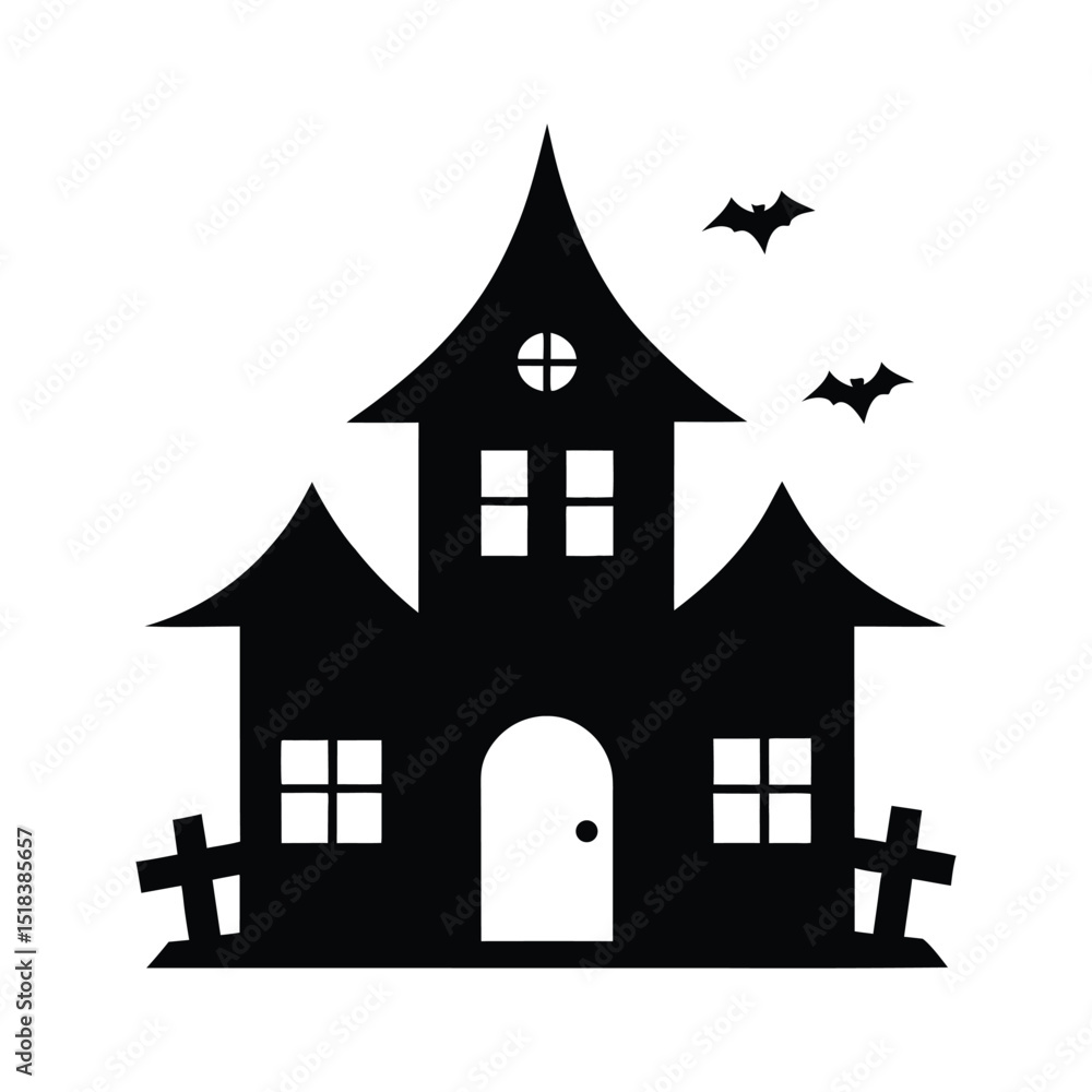 Halloween house vector Halloween house vector