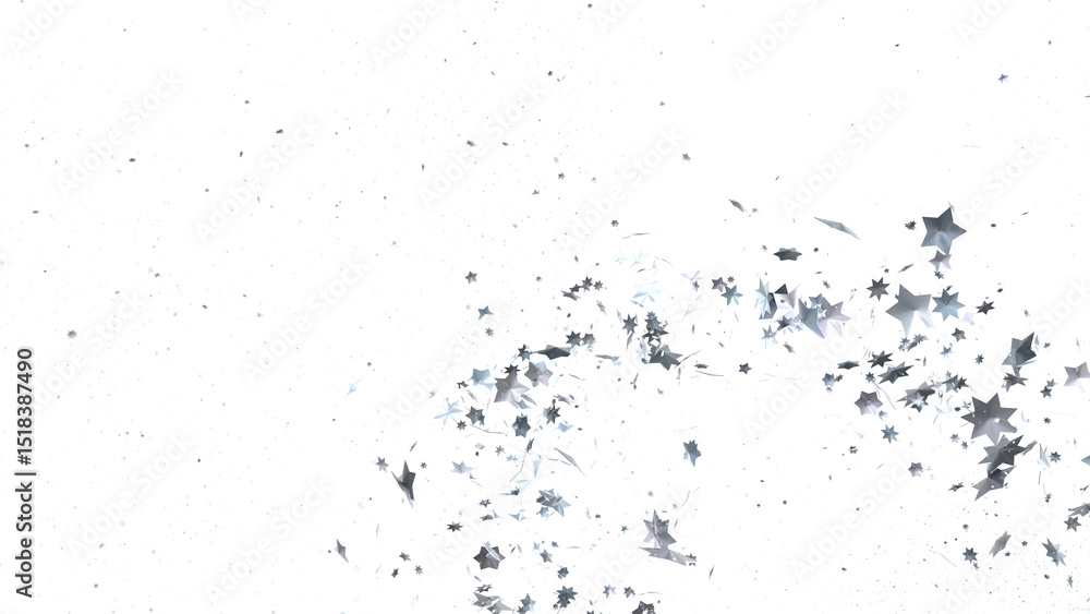 Descendant Christmas Constellations: Mind-Blowing 3D Illustration of Falling Festive Star Patterns Descendant Christmas Constellations: Mind-Blowing 3D Illustration of Falling Festive Star Patterns
