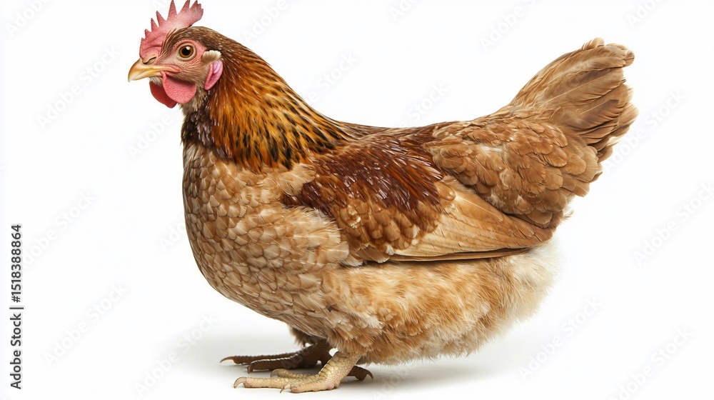 Fototapeta premium Brown Hen Profile (1)