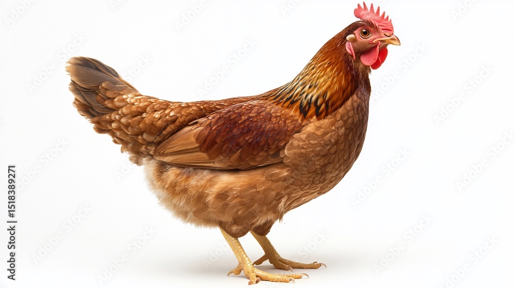 Fototapeta premium Brown Hen Profile (3)