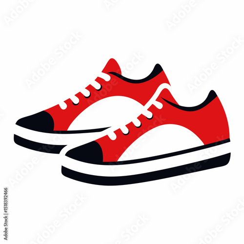 sport shoes isolated on white