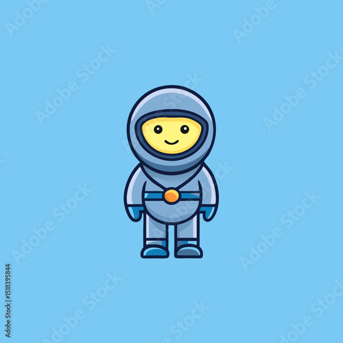 cartoon character of businessman