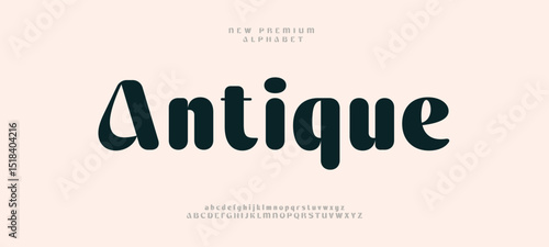 Modern creative alphabet letters font logo. Typography luxury minimal lettering fonts decorative wedding vintage retro logos. vector illustration
