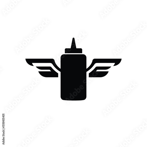 Flying sauce bottle fast delivery condiment