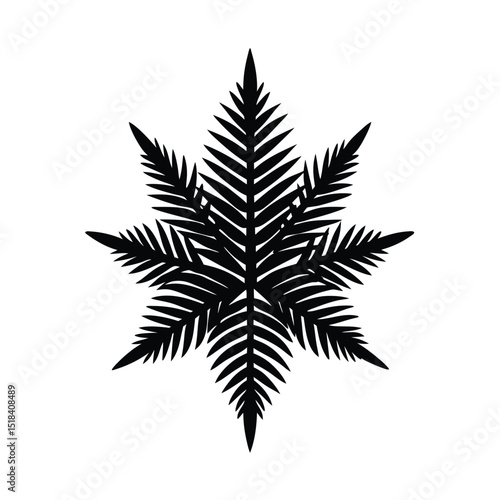 sea animal silhouette vector illustration