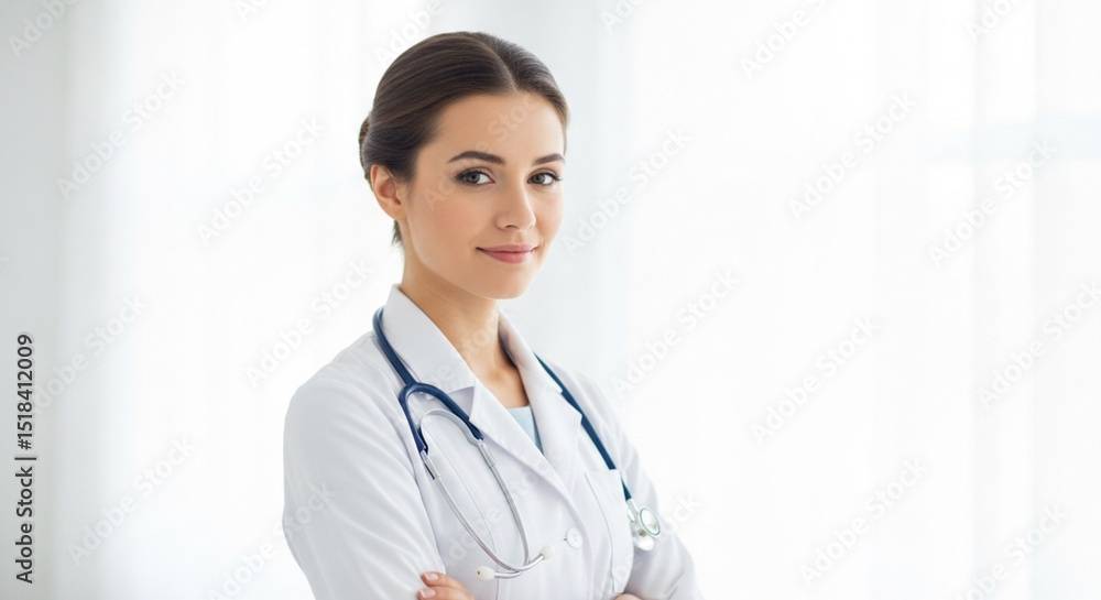 portrait of a female doctor portrait of a female doctor