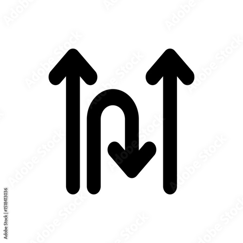 Illustration of a black tube with a white plus sign centered on the front for medical purposes use