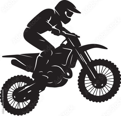 silhouette of a man on motorcycle