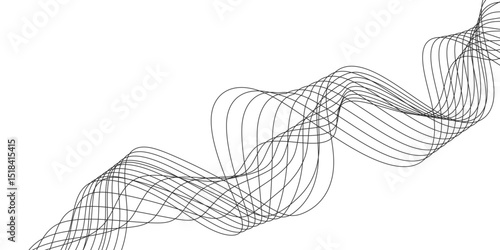 Abstract white background with a glowing abstract waves. Abstract wave element for design. Digital frequency track equalizer, Futuristic background design. Long exposure, Light painting photography.