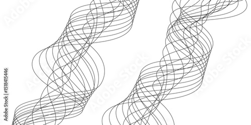 Abstract white background with a glowing abstract waves. Abstract wave element for design. Digital frequency track equalizer, Futuristic background design. Long exposure, Light painting photography.