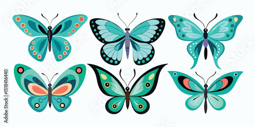 Flutter Mirage Butterfly, Dream Glider Butterfly, Petal Dancer Butterfly, Echo Soarer Butterfly, Breeze Drifter Butterfly,