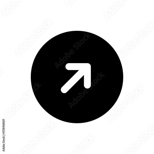 Silhouette of a crossbow with an arrow loaded and ready to fire in a simple and minimalist style design art