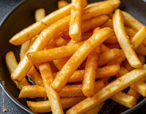 French fries large plan. AI generated.