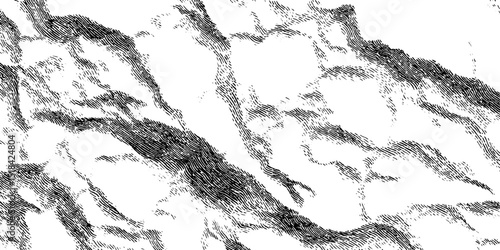 Intricate engraved illustration of crumpled paper texture
