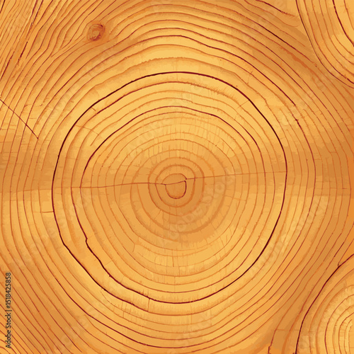 Realistic texture of the tallest green tree in the world, made in the USA - Vector illustration