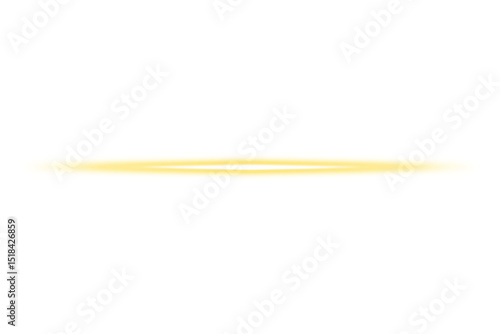 Glowing light beam streak neon line flash light ray. Sun rays shine glow effect isolated transparent background. Gold laser beam twinkle. Shining lens flare starlight, Sparkling design elements, PNG