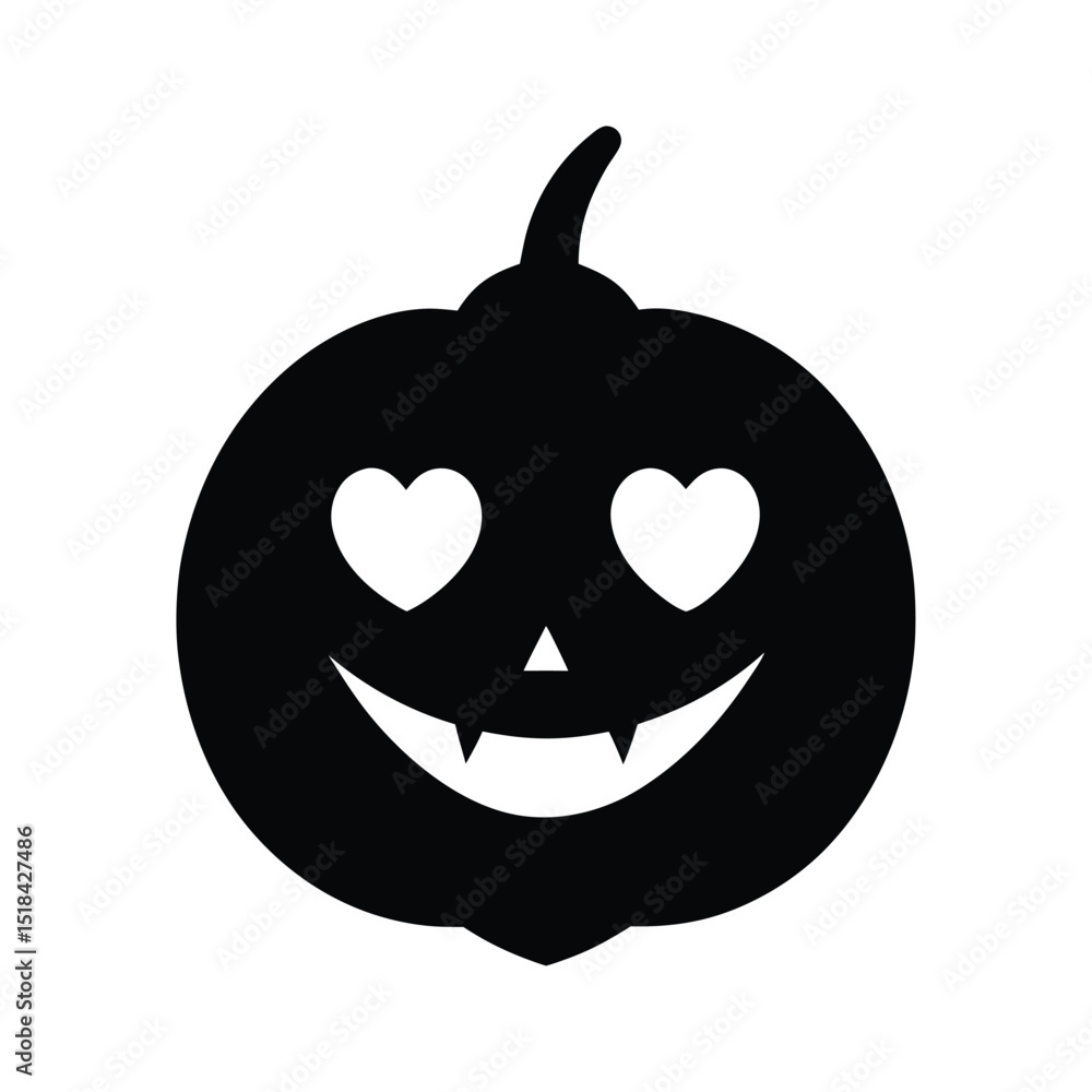 Fototapeta premium halloween pumpkin head