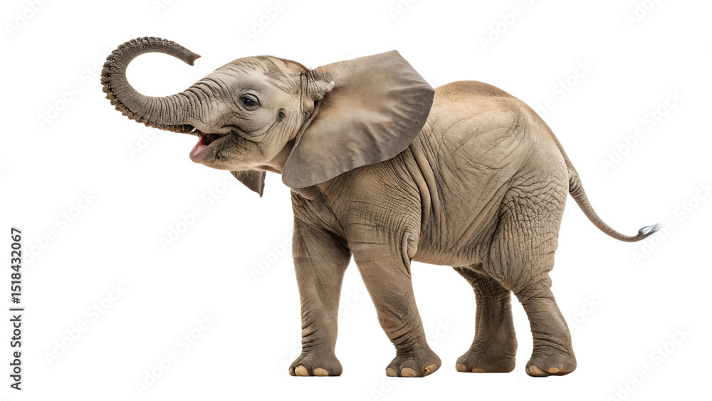 Obraz premium elephant isolated on white
