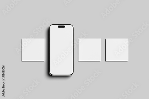 Instagram Post Blank Mockup template