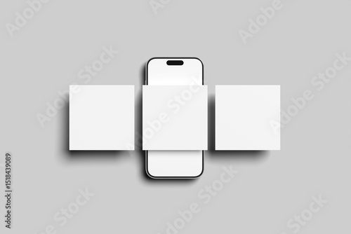 Instagram Post Blank Mockup template