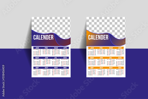 corporate design template vector calender