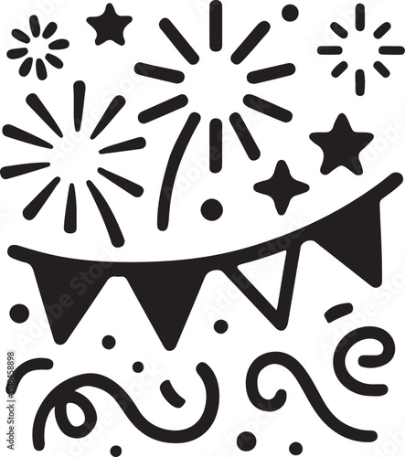 vector illustration of a christmas star