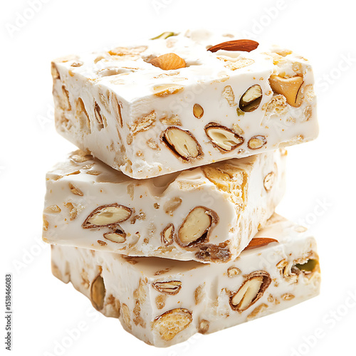 (s): pieces of delicious nougat 