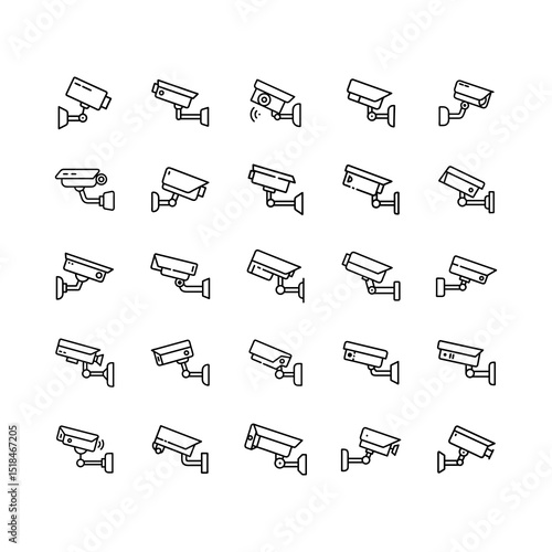cc tv Camera., Security Camera icon vector illustration
