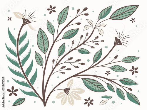 Creative Create A Professional Pattern Design Featuring Nat Illustration