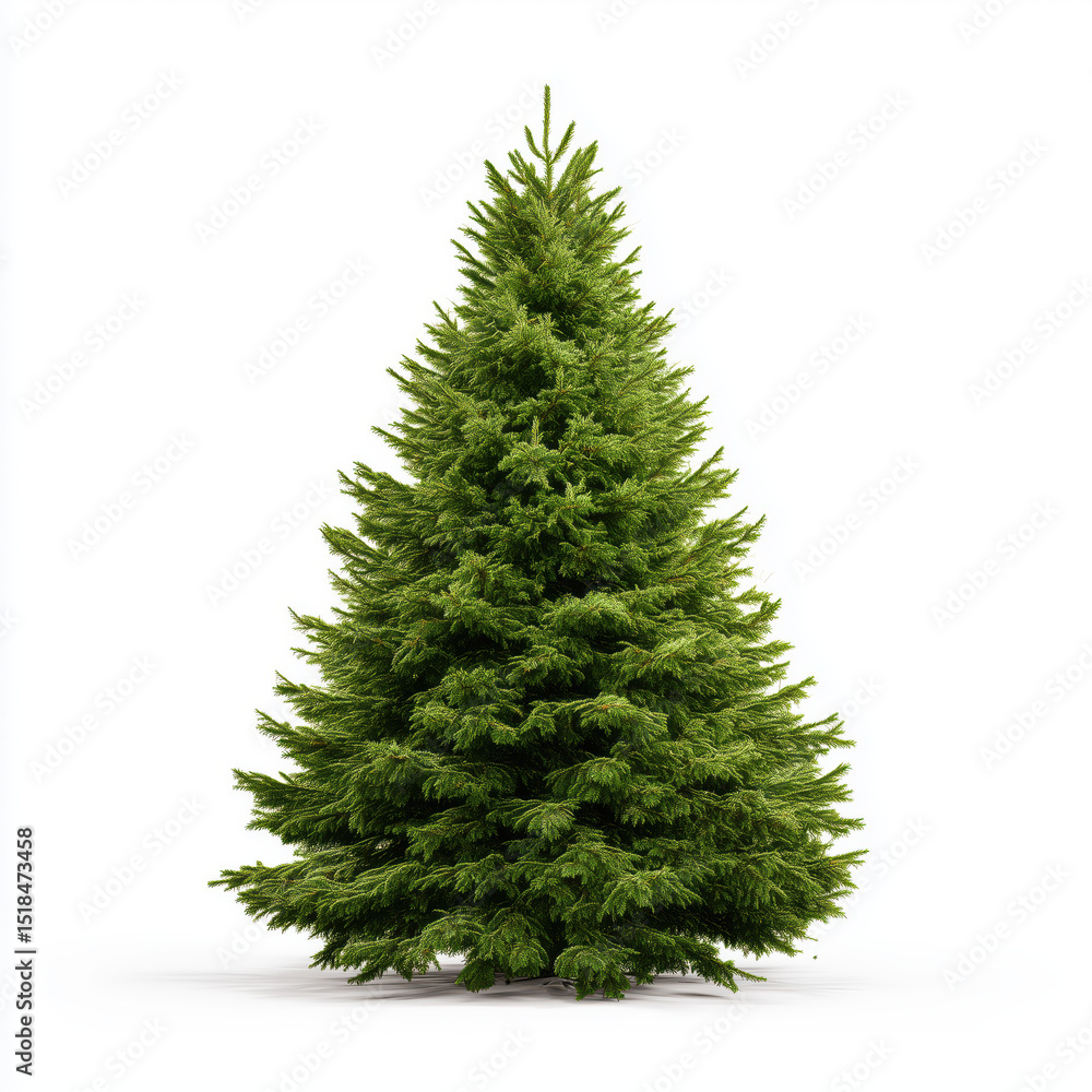 Obraz premium Majestic Christmas Tree - A Perfect Holiday Decor , PNG isolated cut out image