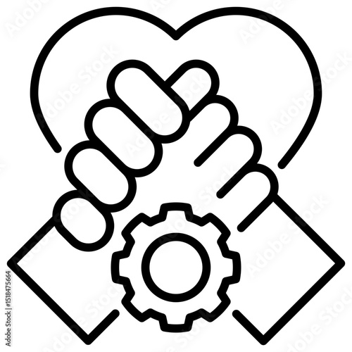 Support Line Icon