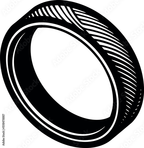 y2k mood ring vector with chromatic colors Shallotte white