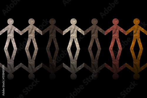 Fotografie Diversity Inclusion and Affirmative action or equal opportunity as policies for employment equity quota systems and preferential treatment for underrepresented minority groups