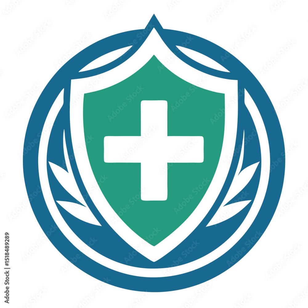 Fototapeta premium Medical Technology Logo Design Vector