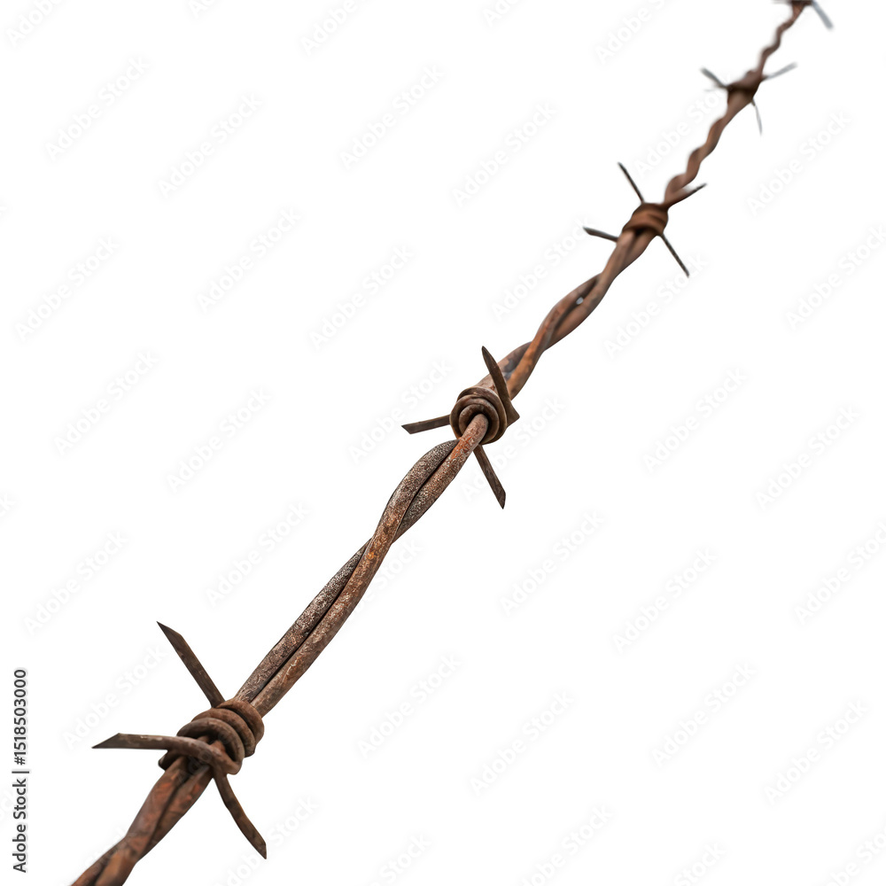 Fototapeta premium barbed wires png steel wire png security barrier png sharp wire png transparent background image