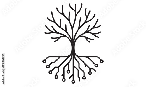 Harmony with Nature Tech Circuit Concept