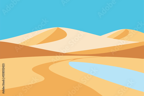 desert sand dunes background
