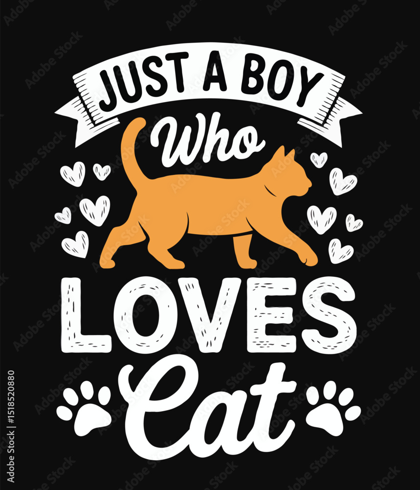 Obraz premium Cat T-Shirt Design